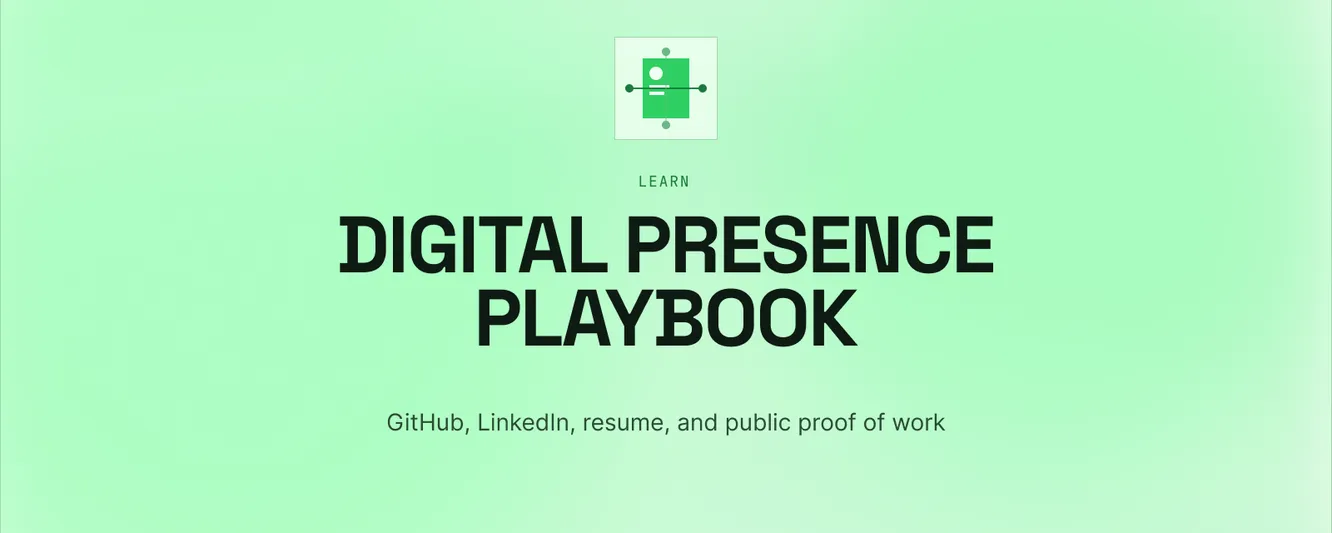 Neon technical illustration for the Presence Stack skill map.